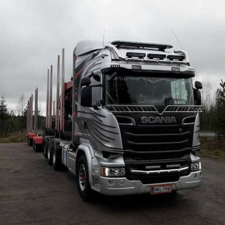 Kuvassa Lintuverkko puikoilla V2.0 Scania R/P/G sarja 2005-2016
