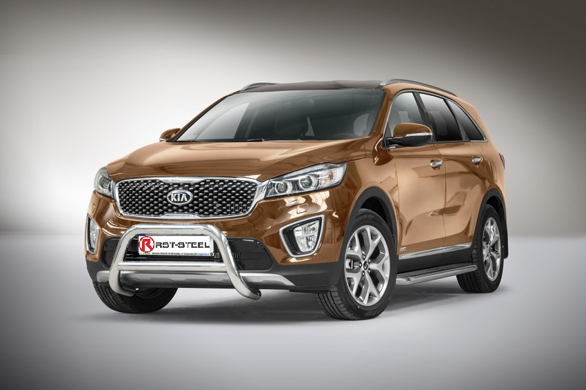 Kuvassa Lisävalotelineet Kia Sorento 2015-2018