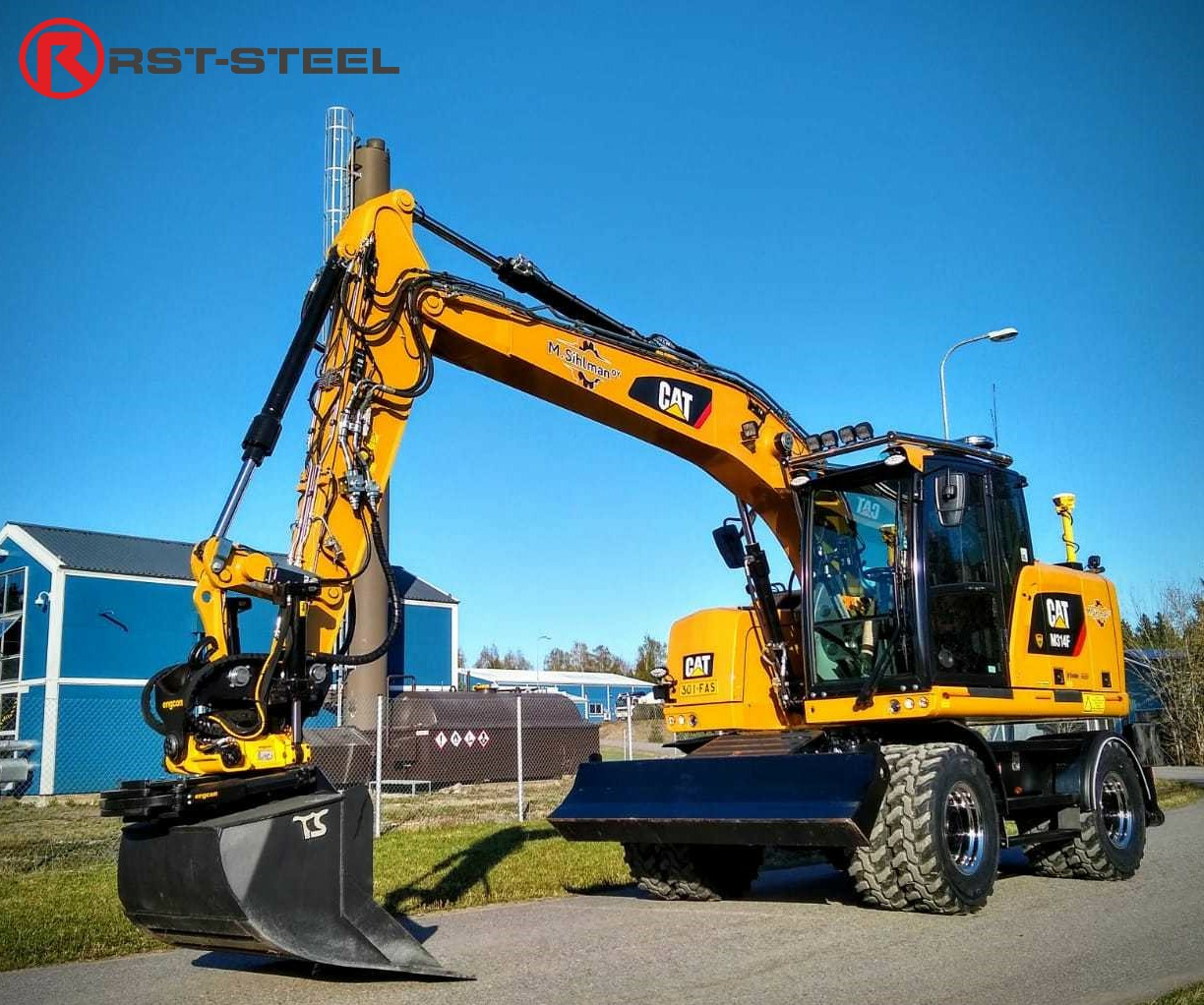 Lisävaloteline katolle Caterpillar M314F
