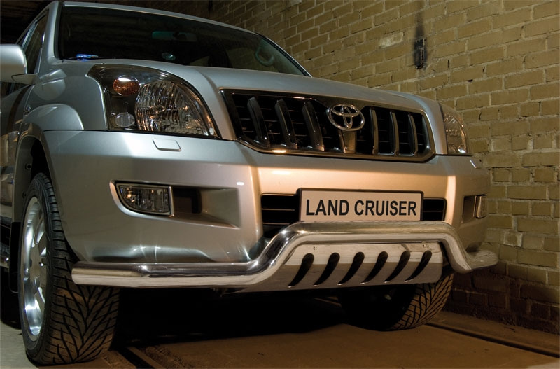 Etupuskurin suojaraudat Toyota Land Cruiser 120, 2003-2009 - Image 2