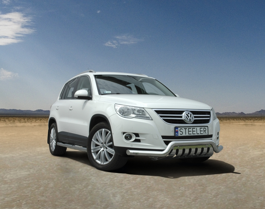STEELER Etupuskurin suojarauta Volkswagen Tiguan 2008-2011