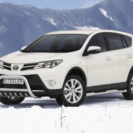 Kuvassa STEELER Lisävaloteline Toyota Rav4 2013-2016