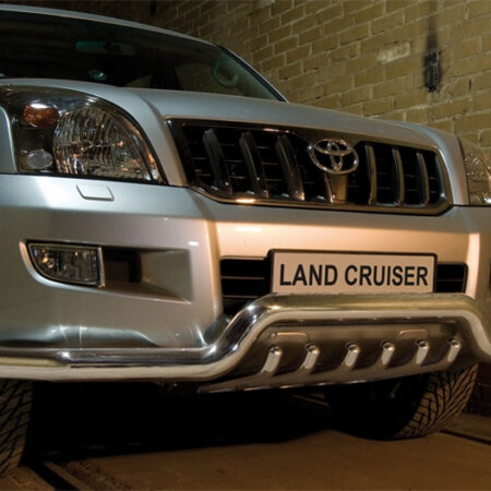 Etupuskurin suojaraudat Toyota Land Cruiser 120, 2003-2009