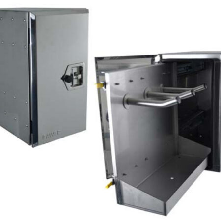 Kuvassa Lumiketjulaatikko Bawer 330x600x600mm