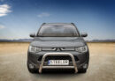 Kuvassa STEELER Lisävaloteline Mitsubishi Outlander 2012-