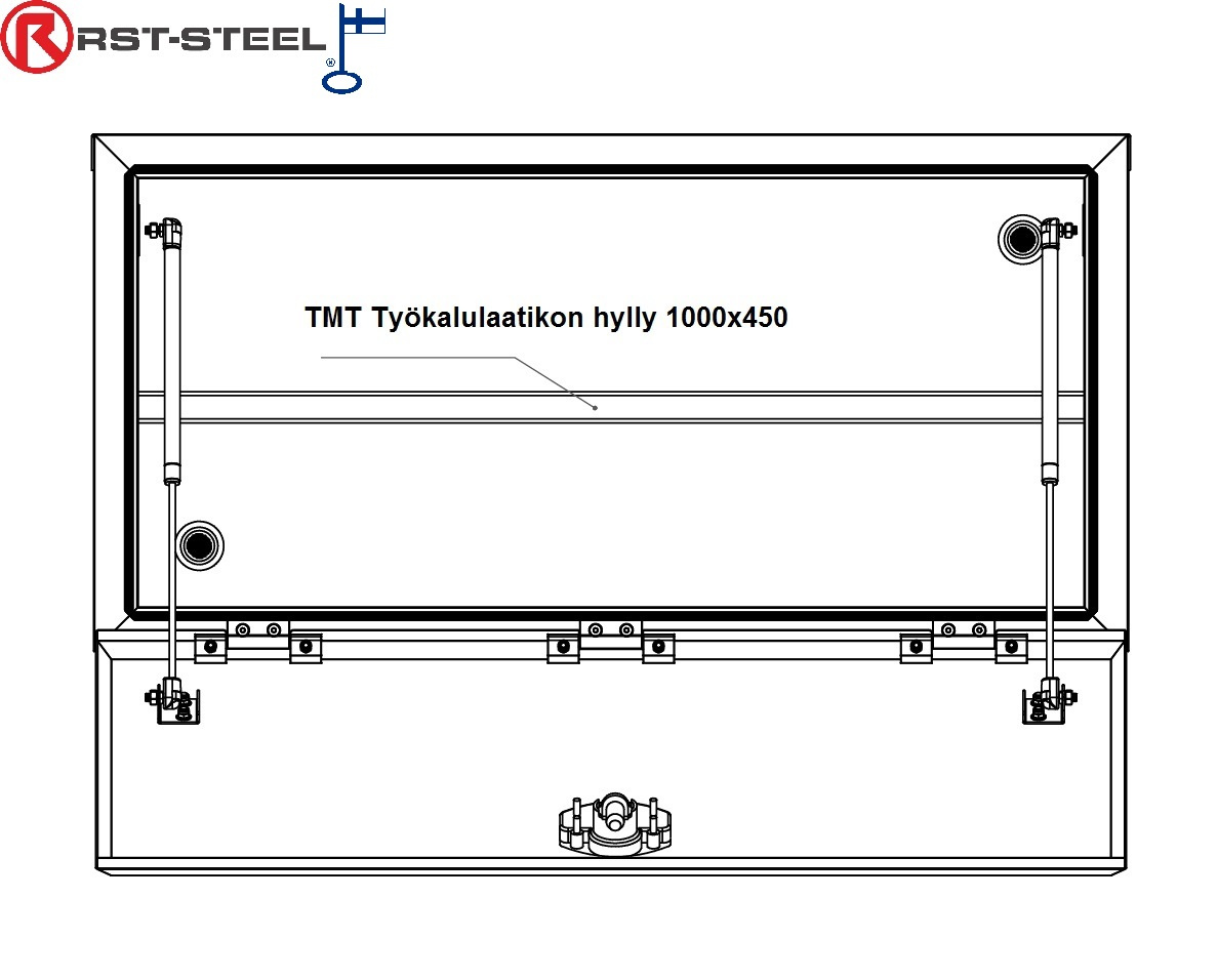 Työkalulaatikon hylly