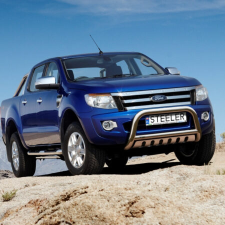 Kuvassa Lisävaloteline Alleajosuojalla EU, Ford Ranger 2012-