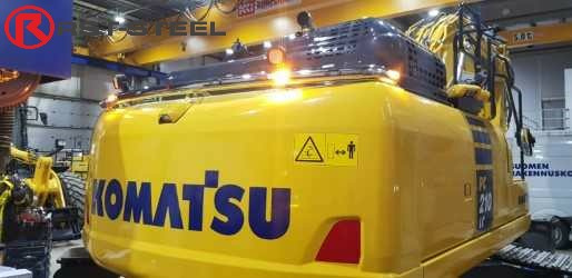 Lisävaloteline taakse / peräpuntin päälle, Komatsu PC210LC