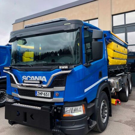 Kuvassa Auravaloteline Scania NextGen 2017-