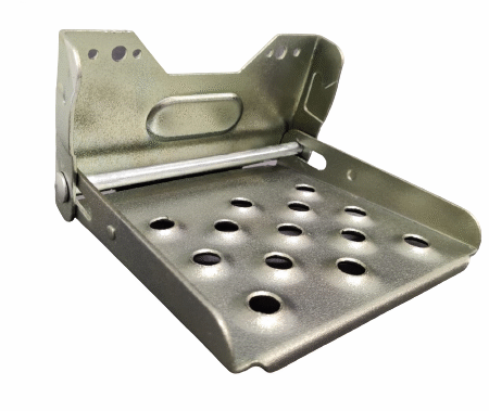 Kuvassa Taittuva askelma kuumasinkitty