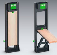 Kuvassa BOTT Vario alastaittuva työtaso