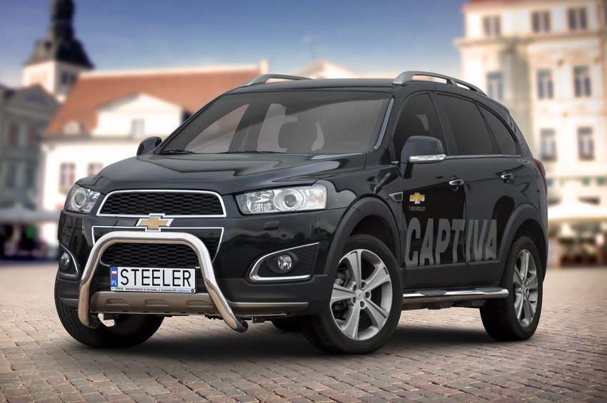 Kuvassa STEELER Lisävaloteline Chevrolet Captiva 2012-