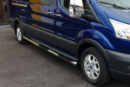Kuvassa Kylkiputket Ford Transit av 3750mm 2014-/ 2019-, LWB