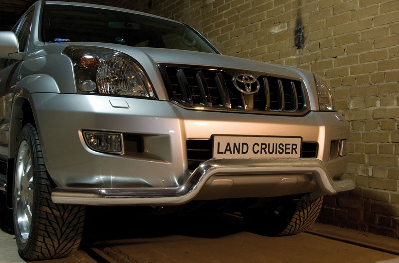 Etupuskurin suojaraudat Toyota Land Cruiser 120, 2003-2009 - Image 3