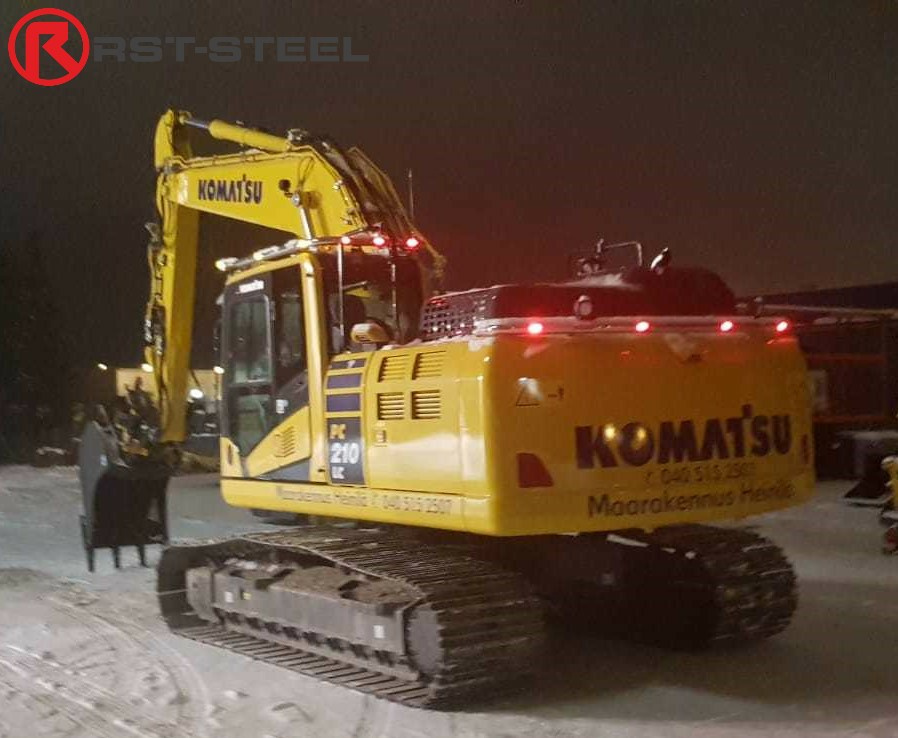 Lisävaloteline taakse / peräpuntin päälle, Komatsu PC210LC - Image 2