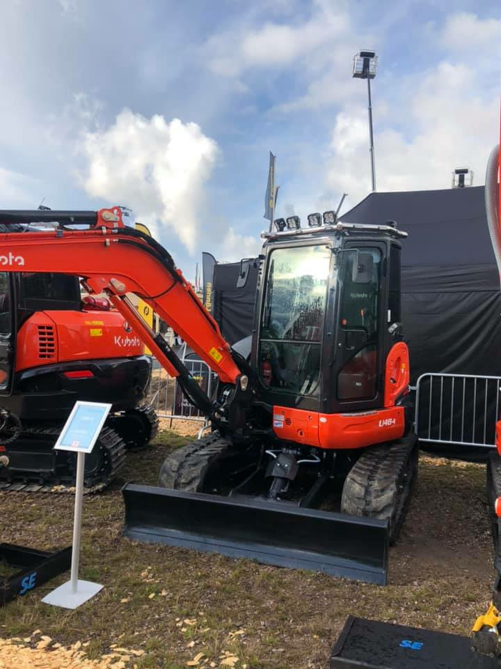 Lisävaloteline katolle Kubota U48-4/ U55-4