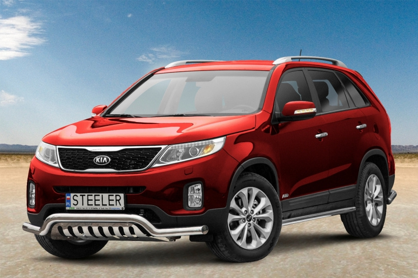 Etupuskurin suojaraudat Kia Sorento 2012-2015 - Image 2