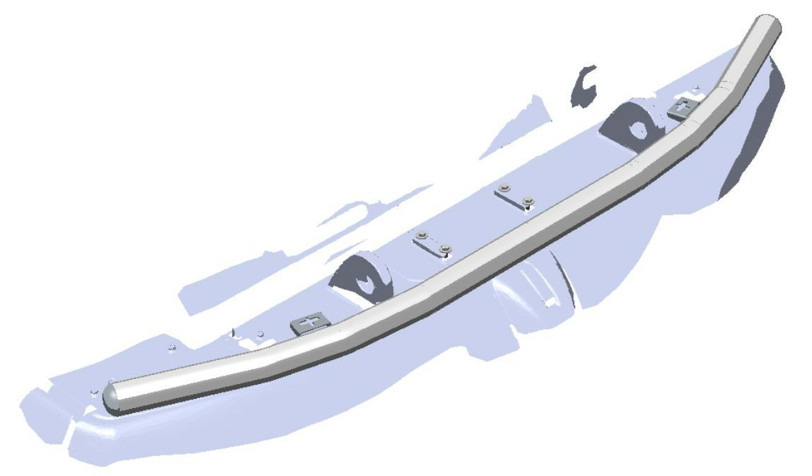 Kuvassa Valoteline taakse / peräpuntin päälle Komatsu PW180-11