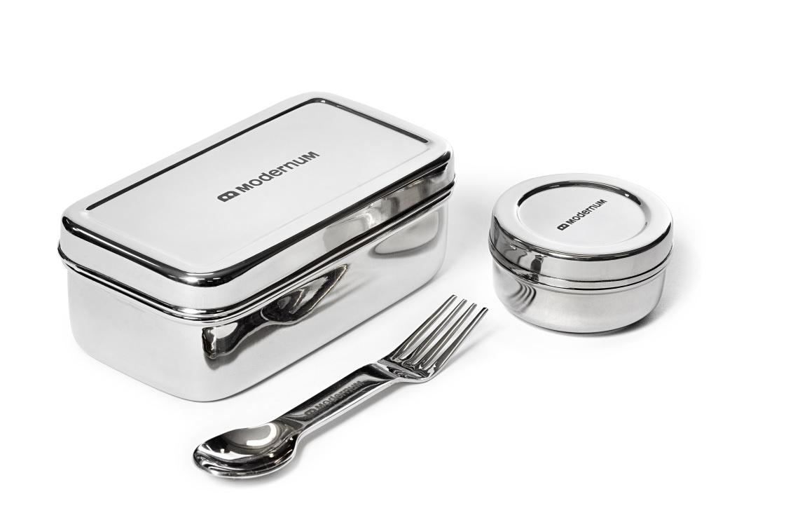 Teräksinen ruokalaatikkosetti Modernum Autobar (177x95x62mm)