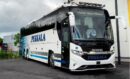 Kuvassa Lisävaloteline maskiin Scania Interlink (linja-auto)