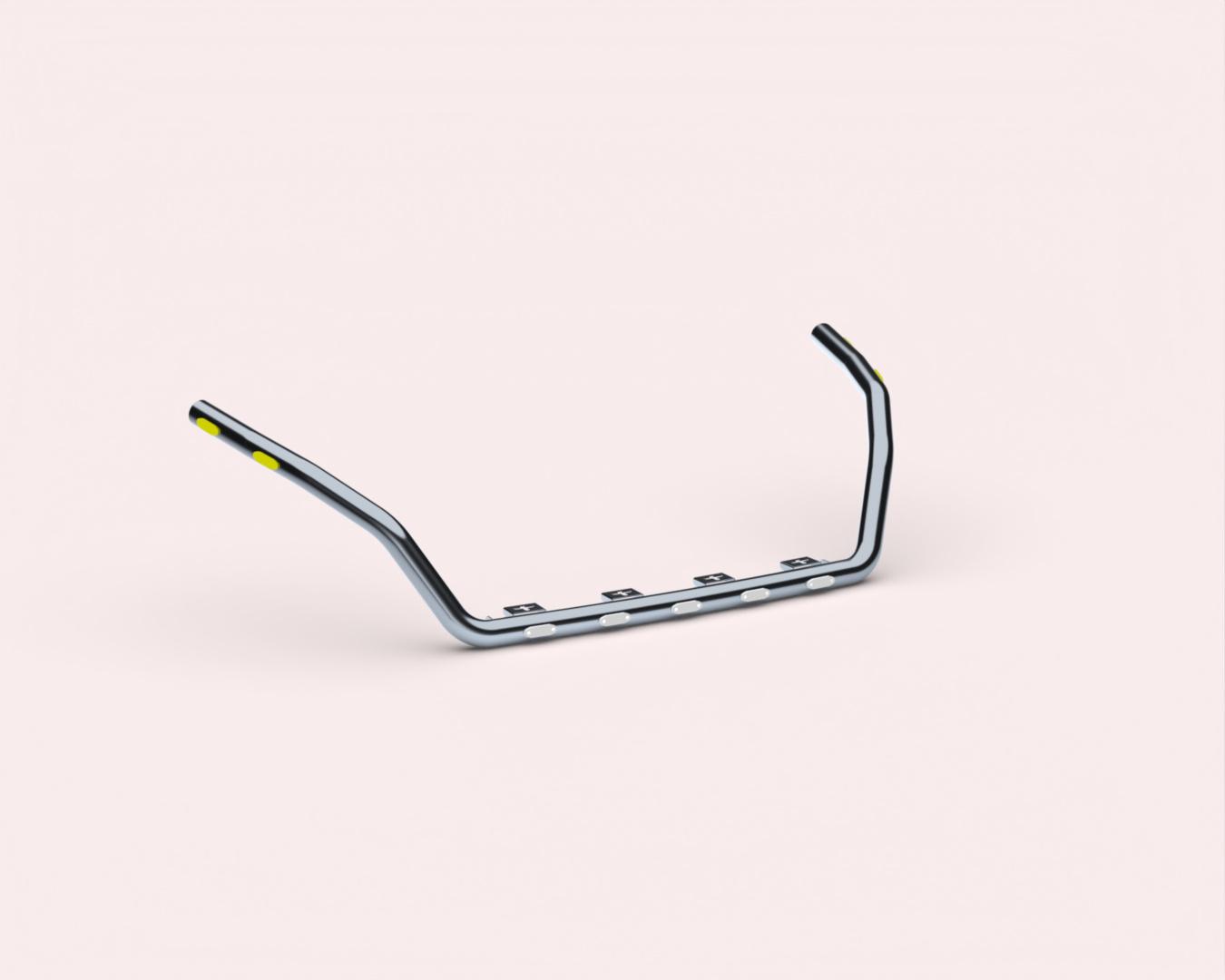 Kuvassa Lisävaloteline katolle DAF XF High Cab 2022- (kattospoileri lyhyt/ilman)