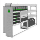 Kuvassa Bott huoltoautokaluste Medium L1, sähköasentaja, vasen