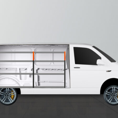 Kuvassa Work System V-Enkel Kalustesarja VW Transporter L2H1