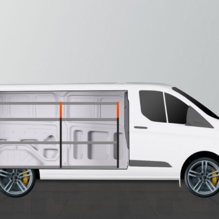 Kuvassa Work System V-Enkel Kalustesarja Ford Custom L2H1