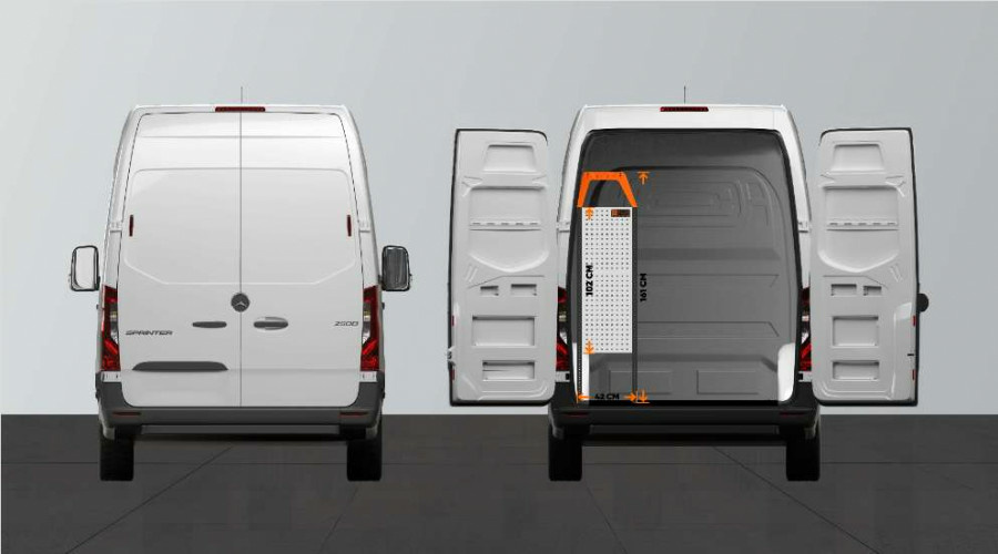 Work System V-Pro Plus Kalustesarja MB Sprinter L3H2 - Image 2