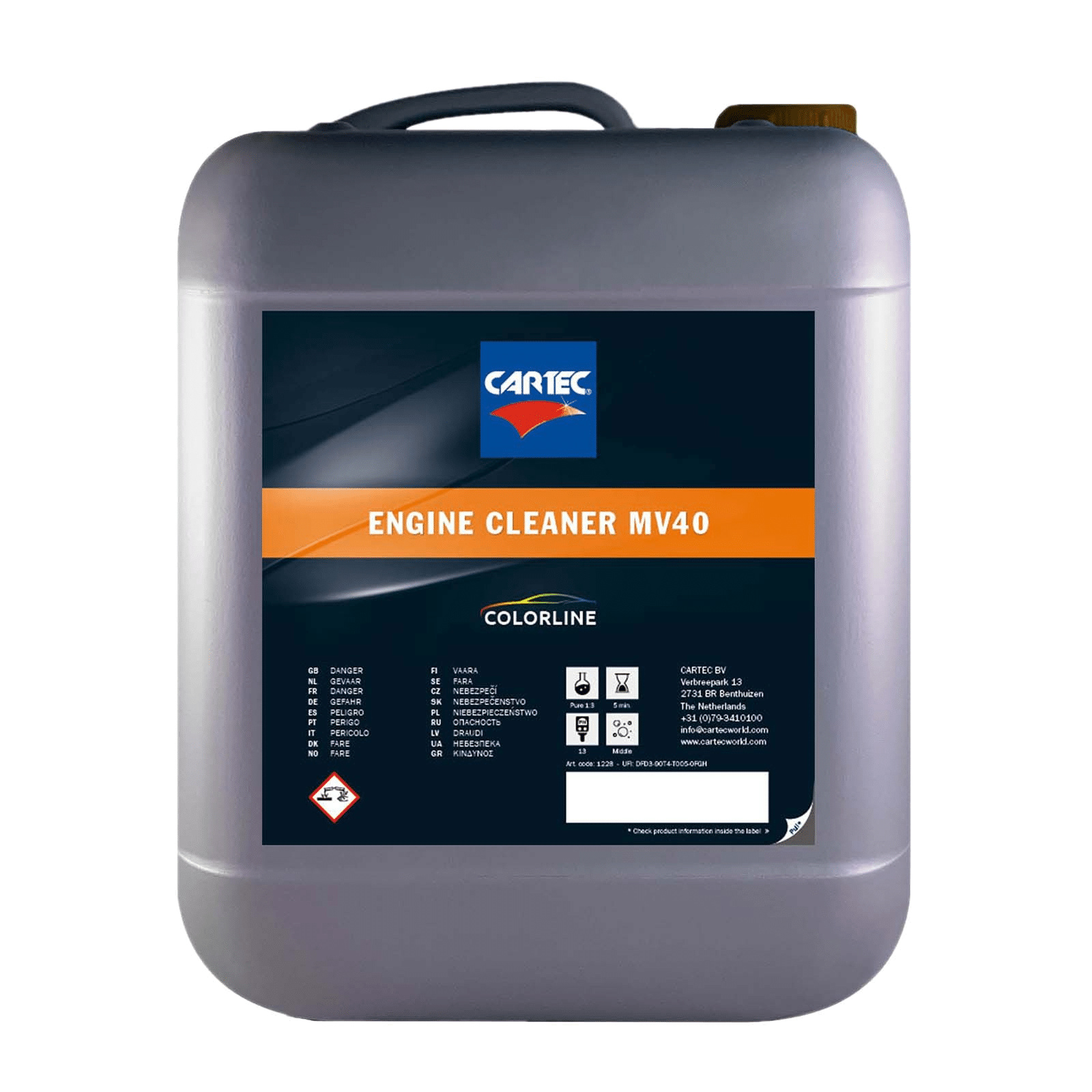 Cartec Engine Cleaner MV-40 konehuoneen puhdistusaine - Image 2