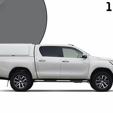 Kuvassa Lavakate Force Pro Toyota Hilux DC 16- (1D6 Silver Metallic)