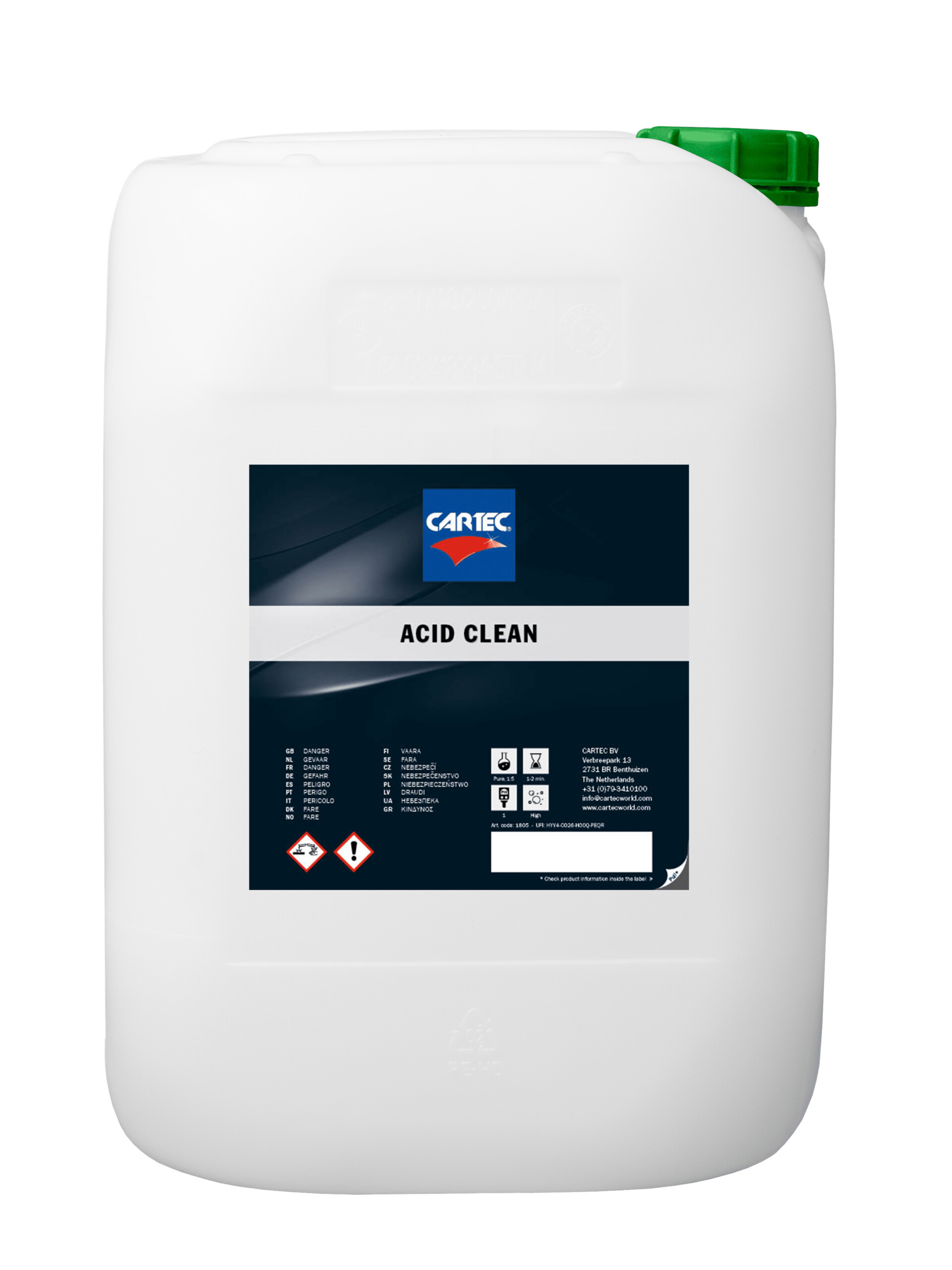 Cartec Acid Clean teollisuuspuhdistusaine - Image 2