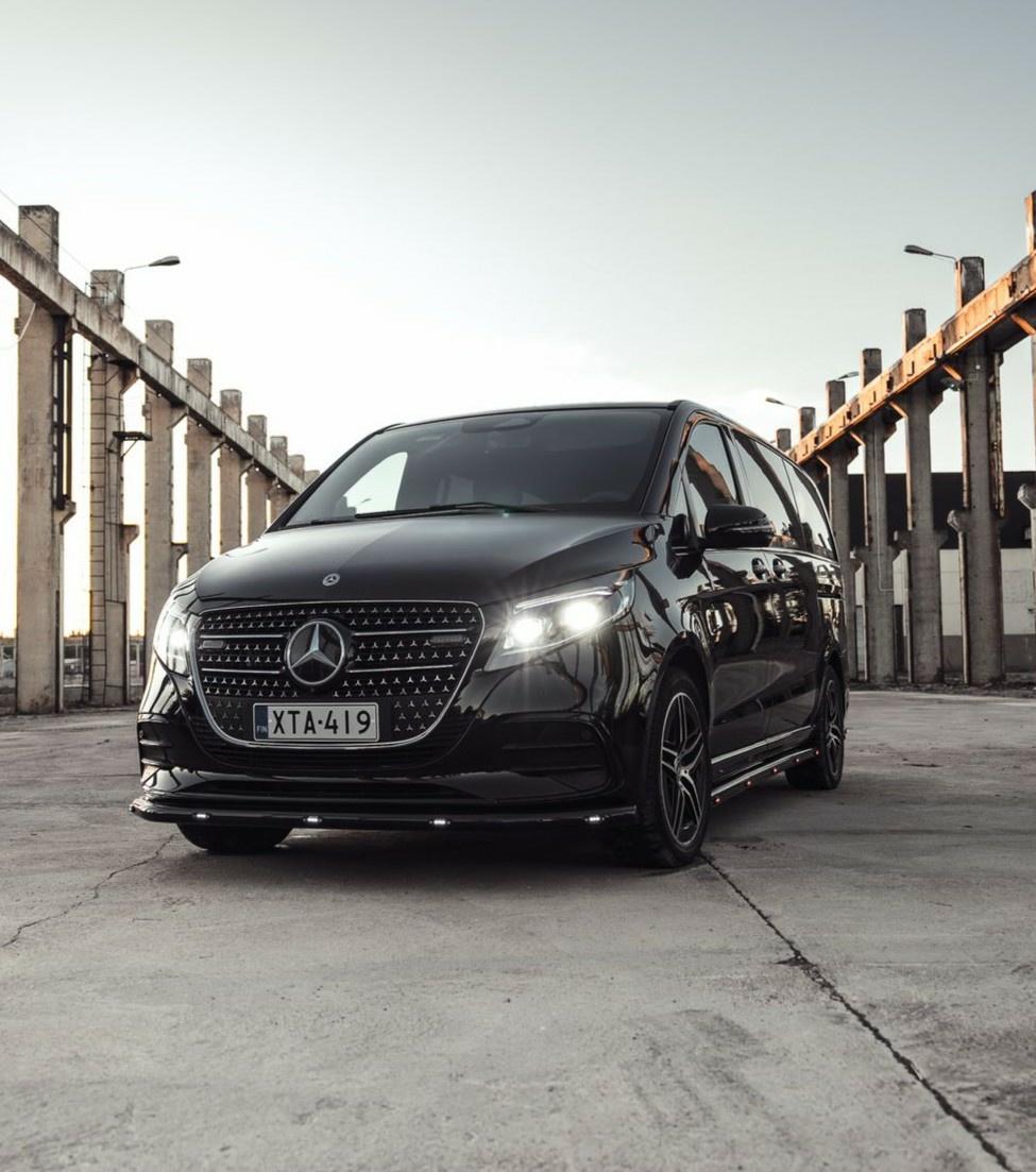 Suorat kylkiputket pakettiautoihin