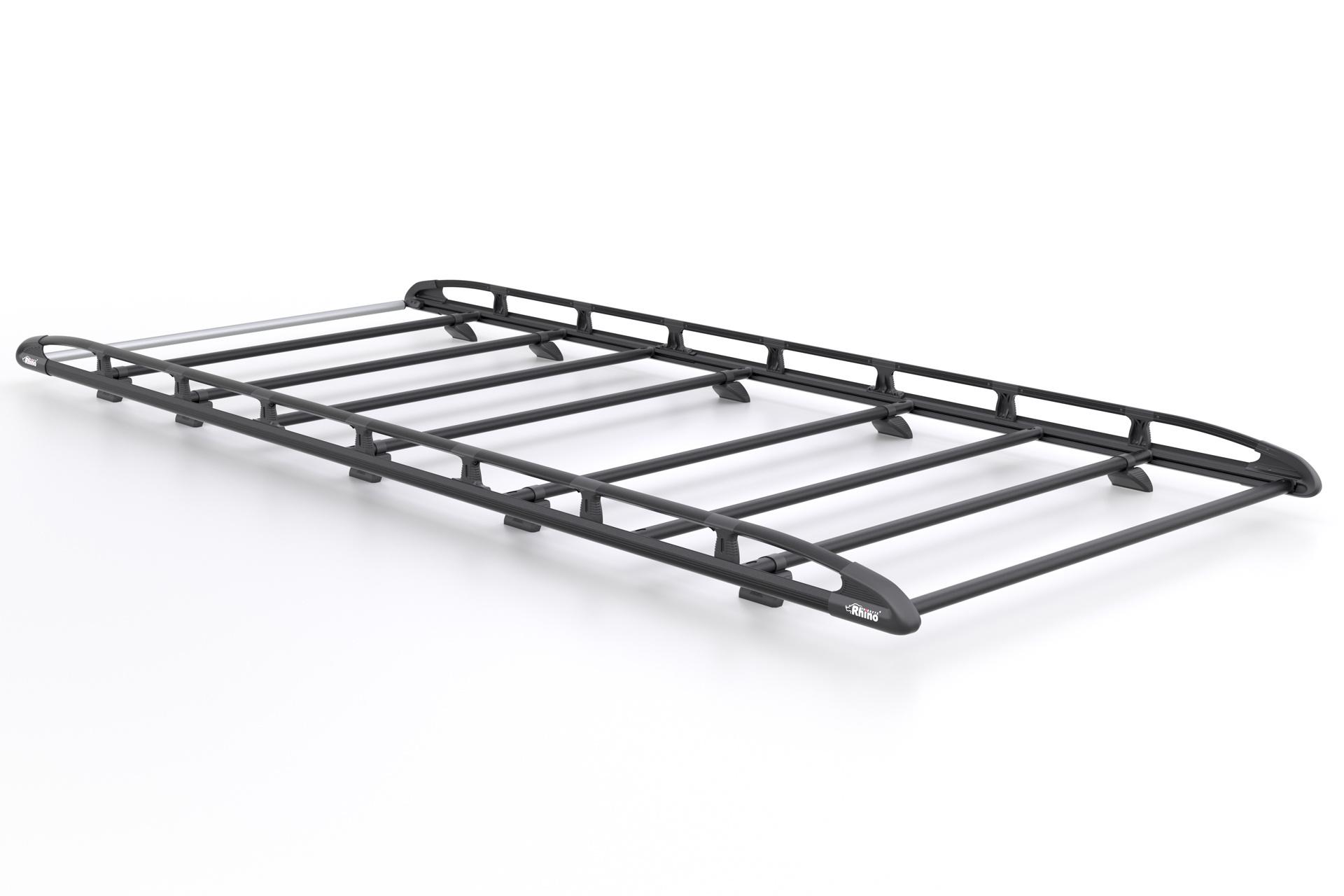 Kuvassa Kattoteline Alumiini KammRack Black Mercedes Sprinter 2018- (L2H2)