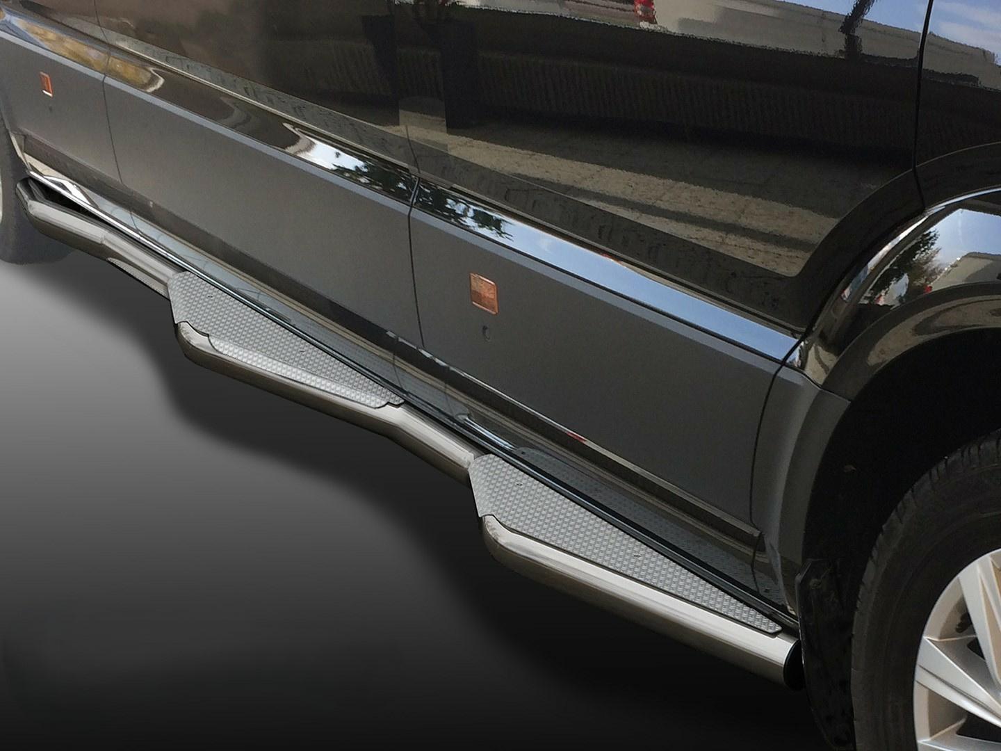 Kylkiputket astimilla VW Crafter 2017- LWB (Etuovet/Liukuovi)