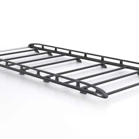 Kuvassa Kattoteline Alumiini KammRack Black Volkswagen Transporter T6 2015-2024 (L2H1)