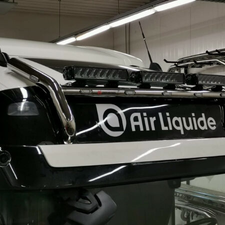 Lisävaloteline katolle Volvo FH4, Globetrotter