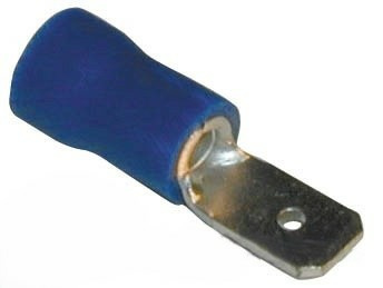 Laattaliitin uros 6,3mm sin 100kpl