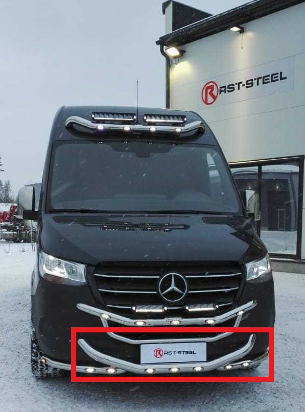 Lisäputki valotelineen alle MB Sprinter 2018- - Image 2