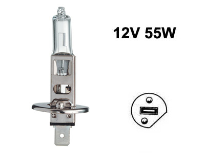 Polttimo Halogen H1, 12v 55w