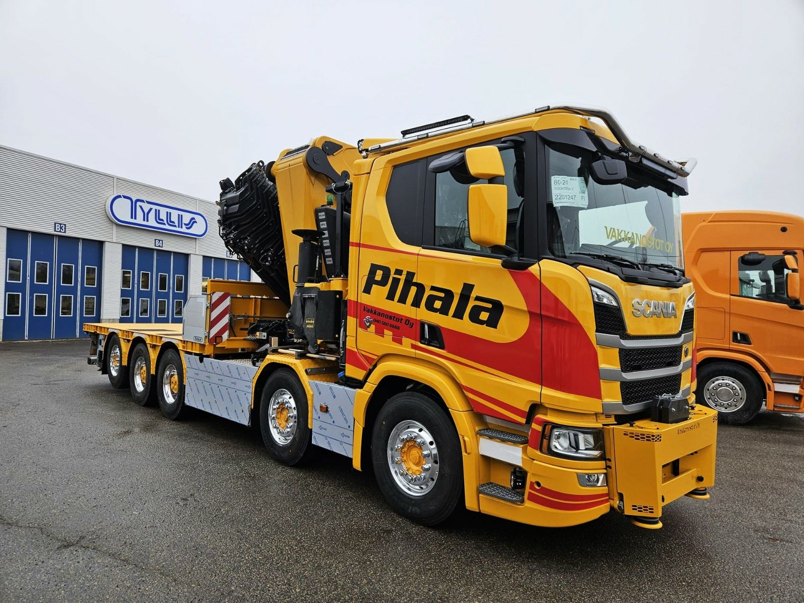 Lisävaloteline katolle jatkoilla Scania NG (CR20L) 2017- Matala