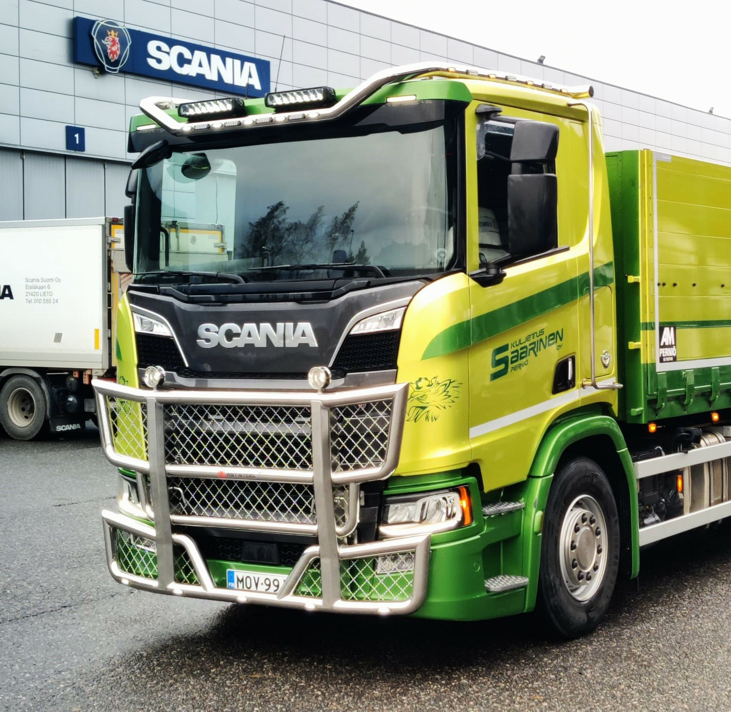 Lisä- /Työvaloteline katolle Scania NG 2017- Matala - Image 2
