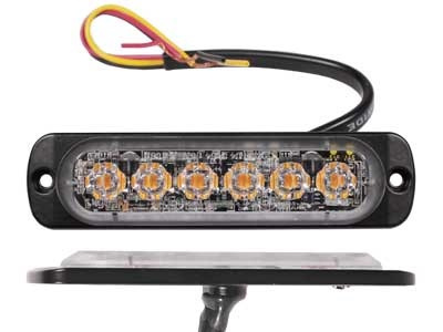AXIXTECH ST6 LED-Tasovilkku, Vaaka-asennettava 12-24V