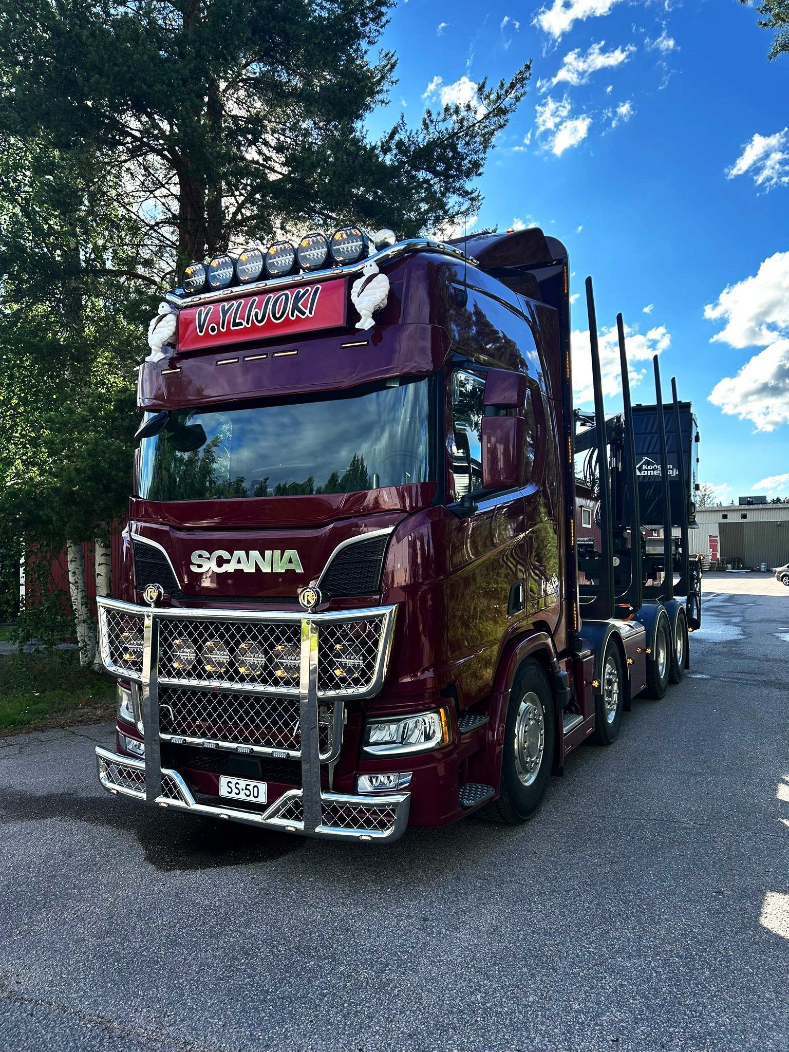Lisävaloteline katolle jatkoilla (20H) Scania NG 17- Highline - Image 3