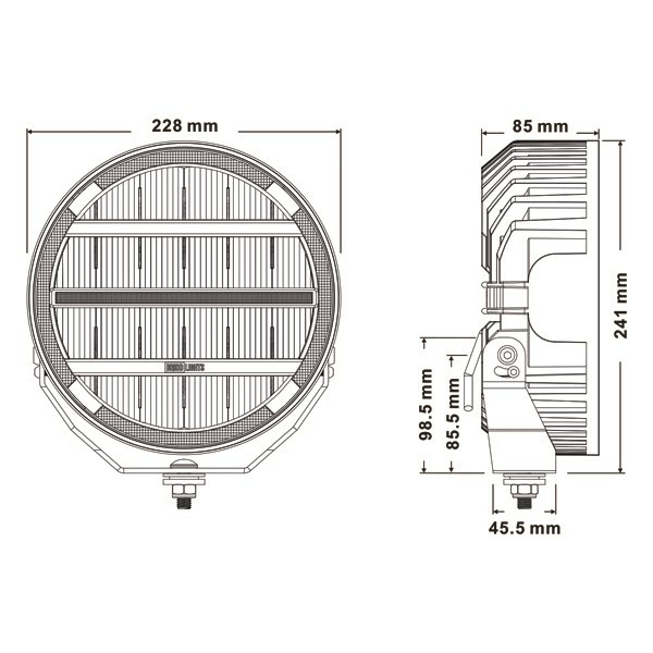 BRIODLIGHTS OLYMPUS 9" - Image 2