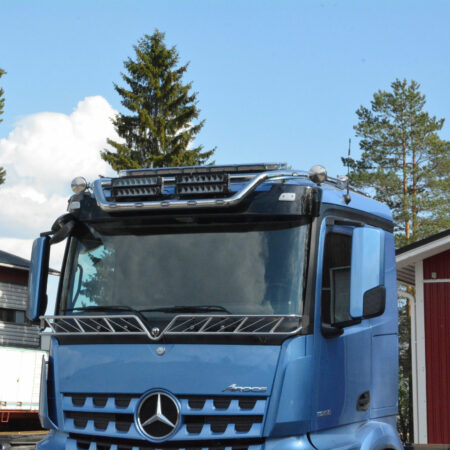Lisävaloteline katolle sivujatkoilla MB Actros/Arocs ClassicSpace 2,3m L