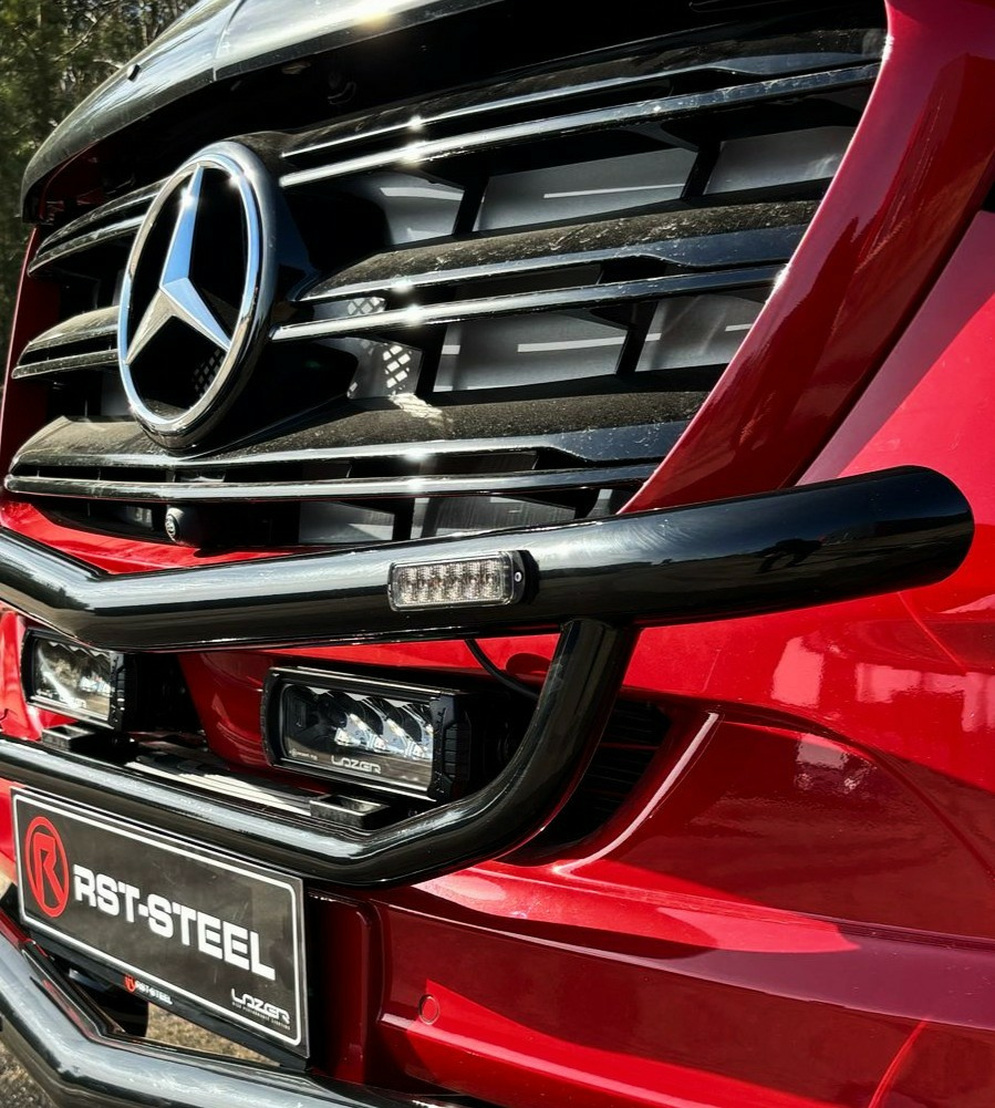 RST-Light LED-Tasovilkku tummaoptiikka, keltainen