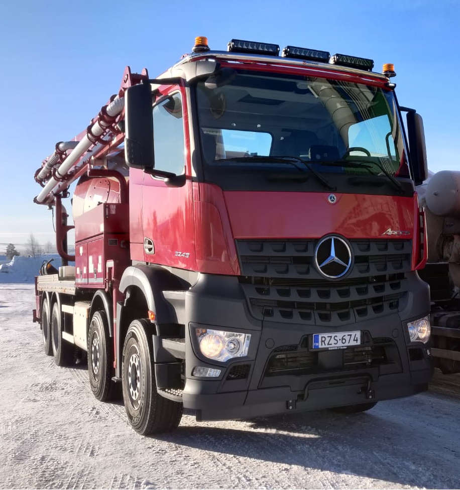 Lisävaloteline katolle MB Actros/Arocs CompactSpace