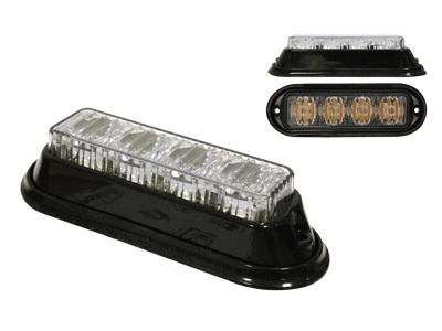 Axixtech LED-Tasovilkku 12-24V, 4xLED, keltainen