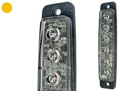 LED-Tasovilkku 12-24V, Keltainen